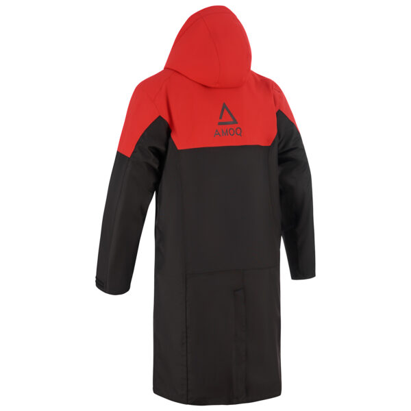 AMOQ Apex Racing pit'i mantel Black/Red, 2XL