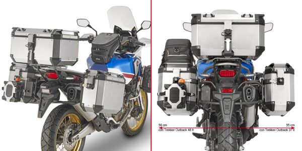 Givi torukujuline pagasiruumi hoidik Trekker Outback CRF1000L Africa Twin (18) jaoks