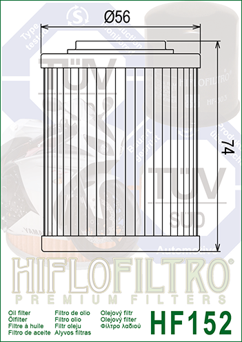HiFlo õlifilter HF152