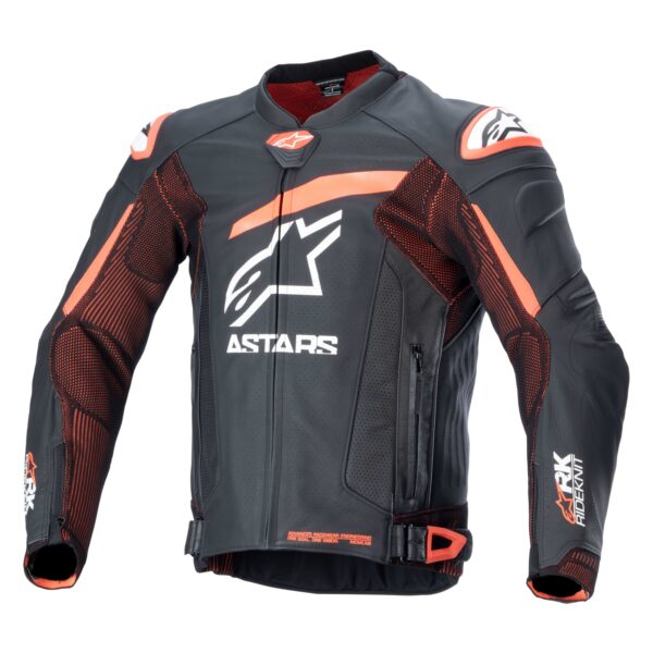 Alpinestars nahktagi GP Plus R v4 RK Black/Red Fluo, 48