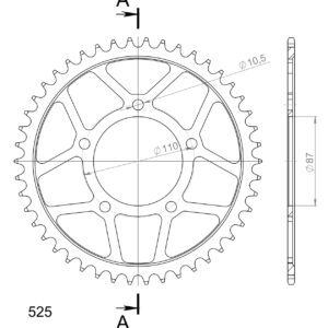 Supersprox tagumine hammasratas 807.45