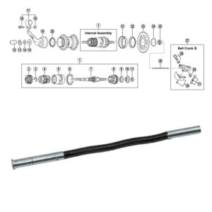 SHIMANO 3-v (SG-3C40). tõukesang