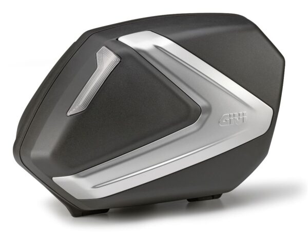 Givi V37 Tech mustade külgkottide paar suitsuste helkuritega