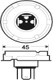 Solero pirn 45/40W P45T