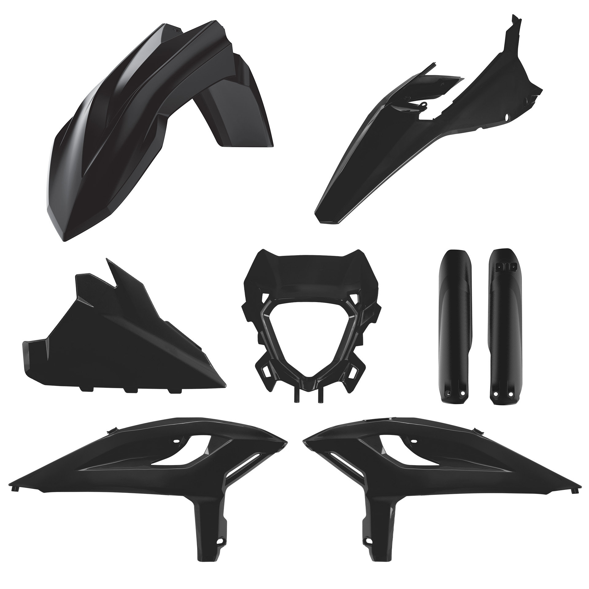 Polisport täielik komplekt Beta RR + X-PRO 2T/4T 25-.. must