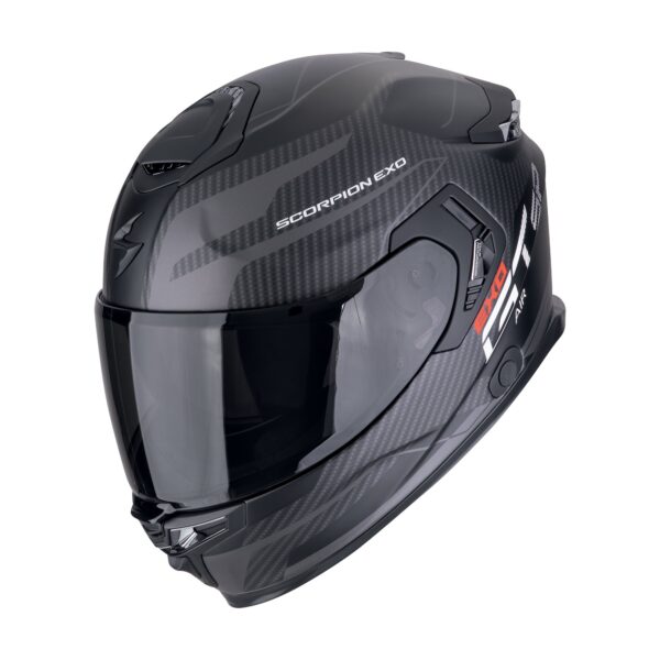 SCORPION kiiver EXO-GT SP Air Flex matt must-hõbe, L