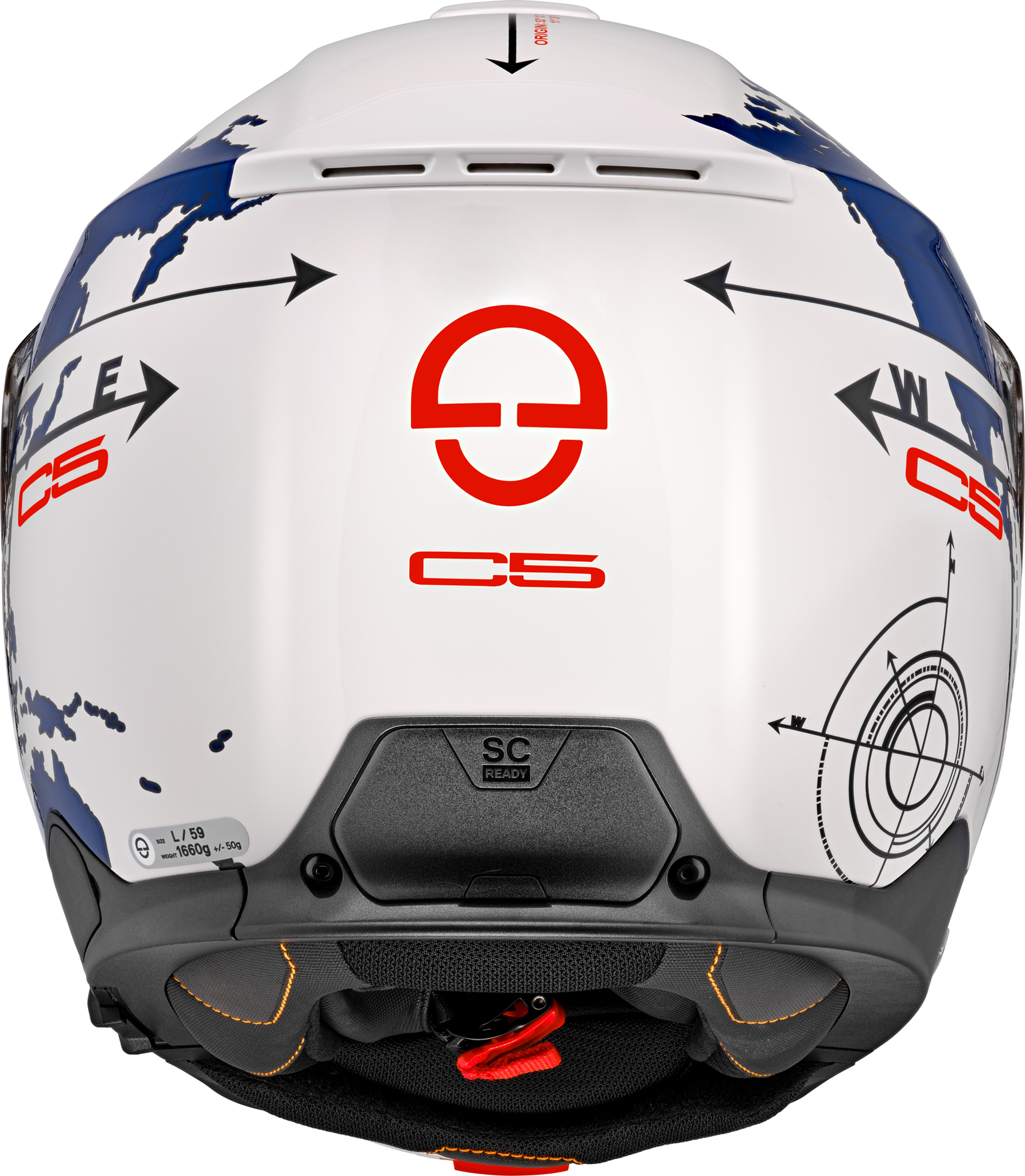 Schuberth kiiver C5 Globe blue, 61 XL - Image 5