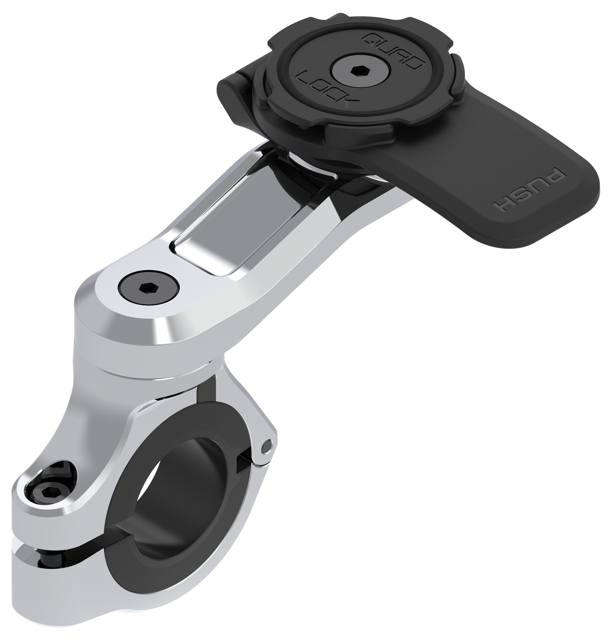 Quad Lock mootorratta juhtraua kinnitus Pro kroom