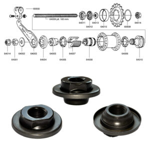 SHIMANO 1-v (CB-E110). koonus tolmukaitsega