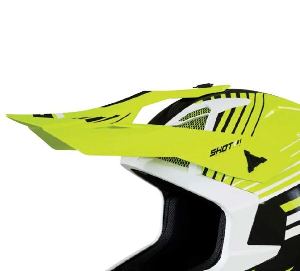 SHOT visiir Lite Fury Navy Neon Yellow Glossy