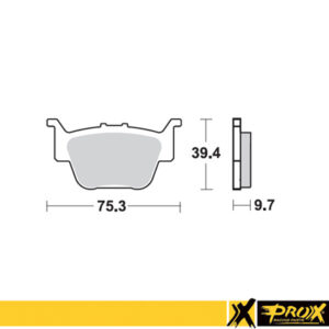 ProX tagumised piduriklotsid TRX450R '04-14