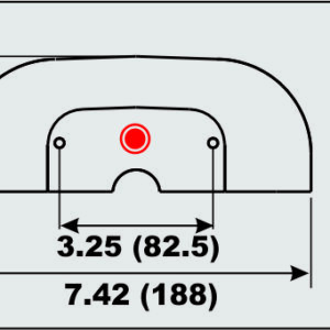 Anood alumiinium Cavitation Plate Alpha I Gen II (1991-)