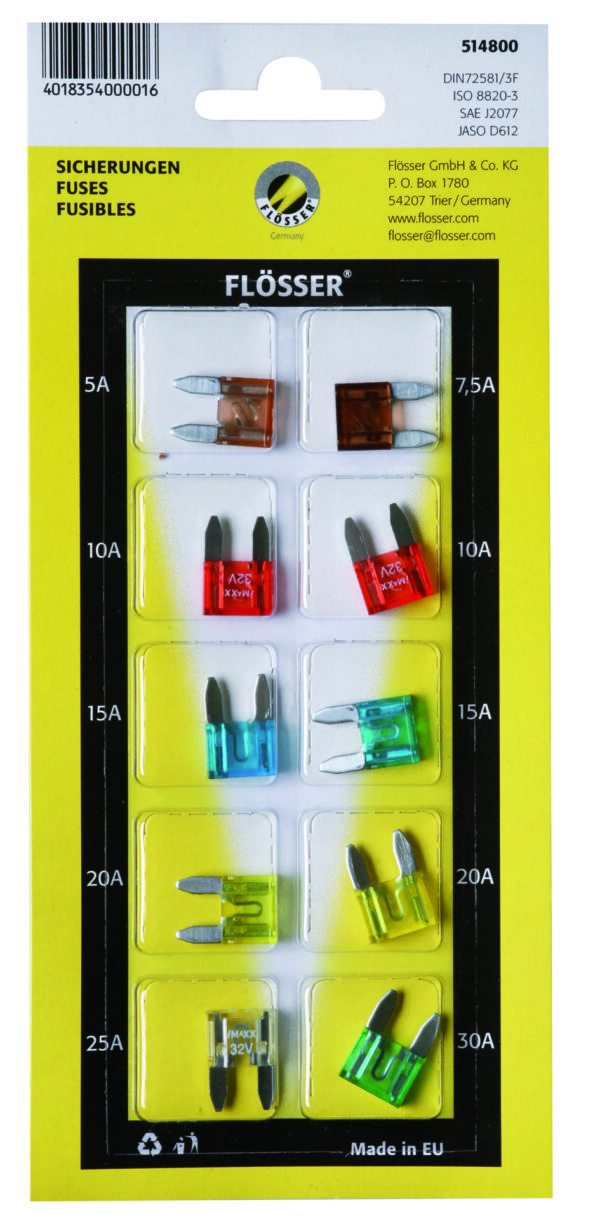 Flösser mini kaitsmete komplekt 5148xx 10 tk