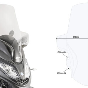 GIVI spoiler PIAG.MP3 300 HPE