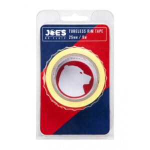 vanneteippi-joes-tubeless-9m-leveys-25mm-keltainen