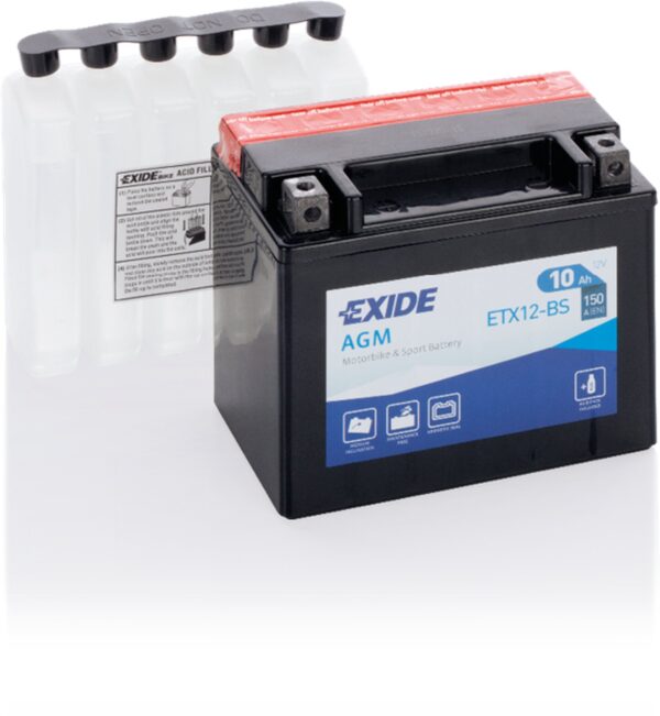 Exide aku ETX12-BS