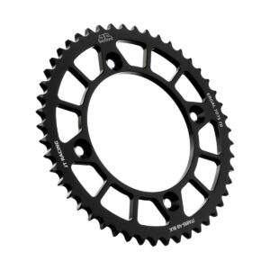 JT tagumine alumiiniumist hammasratas 7075 T6 must JTA895.49BLK