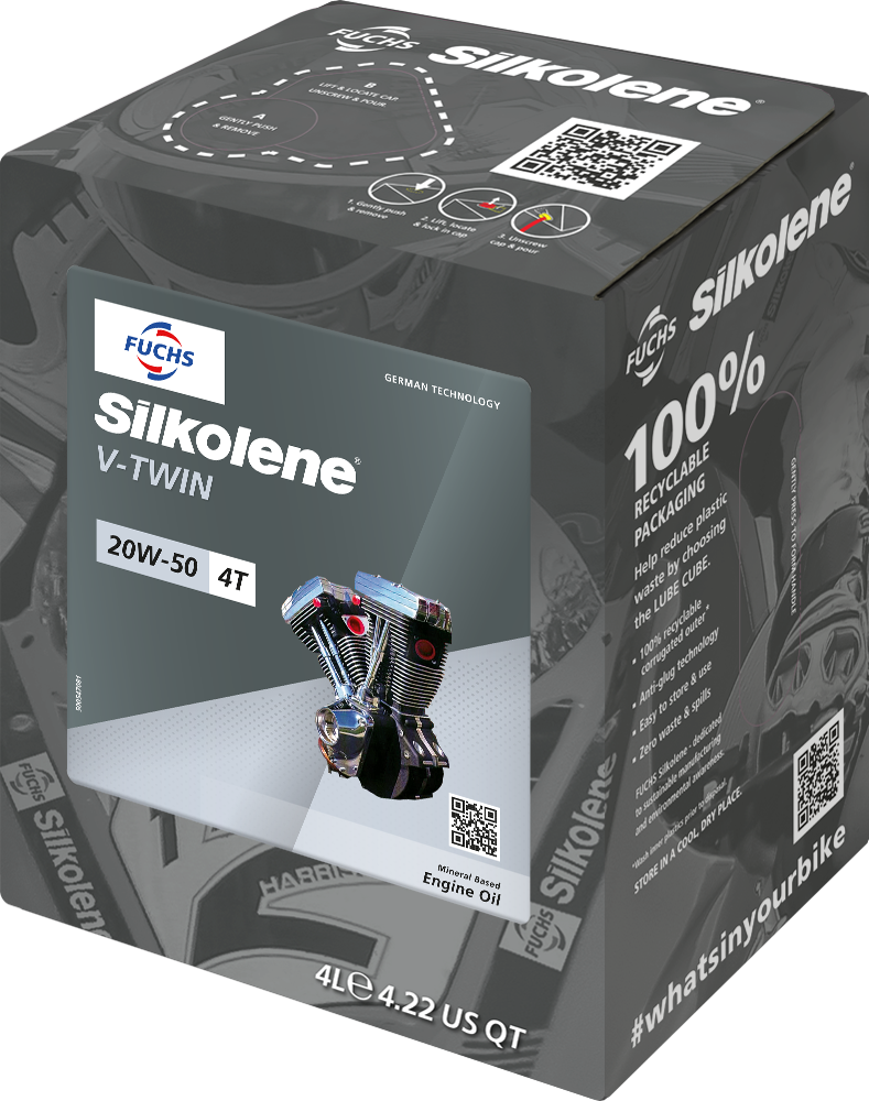 Silkolene V-Twin 20W-50 mineraalõli 4L CUBE (4)