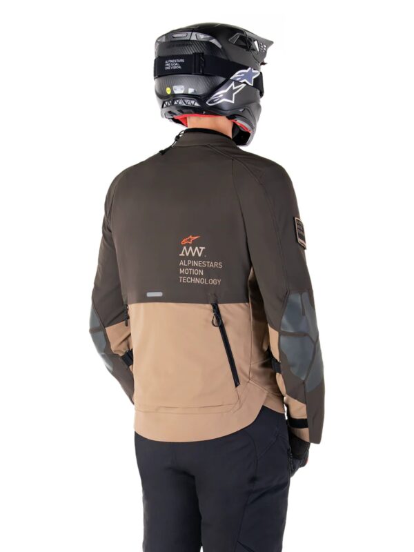 Alpinestars AMT-8 Strech Drystar XF veekindel jope Brown, 3XL