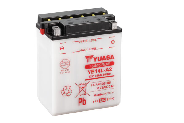 Yuasa aku YB14L-A2 (cp) koos acidpack (4)