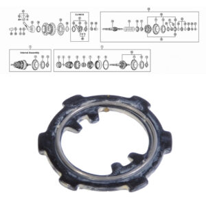 SHIMANO NEXUS 7-V (SG-7C22/25/26/30). juhtplaat + tihend