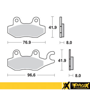 ProX esipiduriklots esiratas LT-R450 '06-11 (parem) + YFZ450 '04-09
