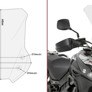 Givi tuuleklaas 650 V-Strom 17-