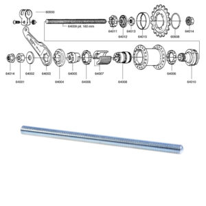 SHIMANO 1-v (CB-E110). telg 160mm
