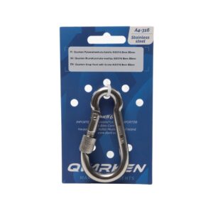 qvarken-snap-hook-with-screw-aisi316-8mm-85mm-2
