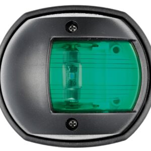 Kompaktne 12 LED navigatsioonituli must - roheline