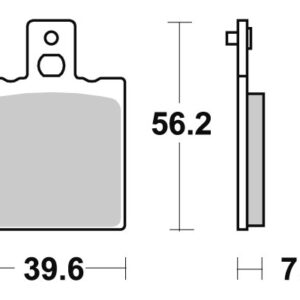Sbs piduriklotsid keraamilised (519HF)