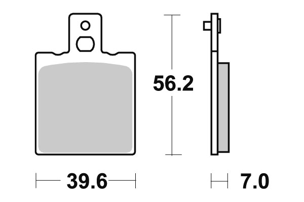 Sbs piduriklotsid keraamilised (519HF)