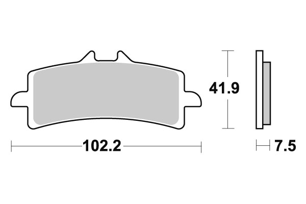 Sbs piduriklotsid Dual Carbon