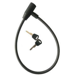 vaijerilukko-cavo-10-65cm-matta-musta