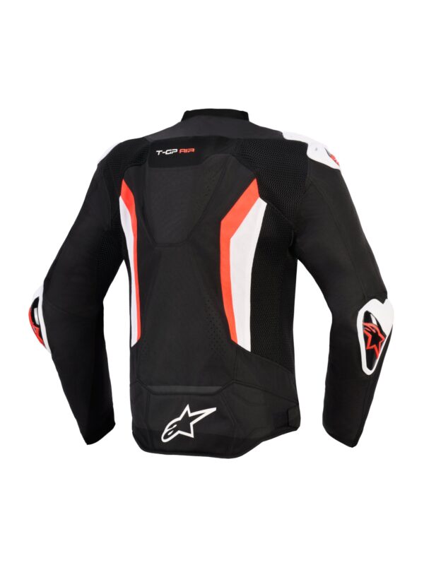 Alpinestars jope T-GP Air Must/Punane fluo, XL