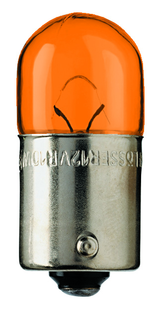 Flösser pirn 12V 10W BA15s Amber