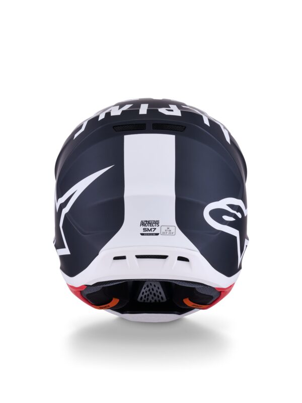 Alpinestars kiiver S-M7 Dasher must/valge, S