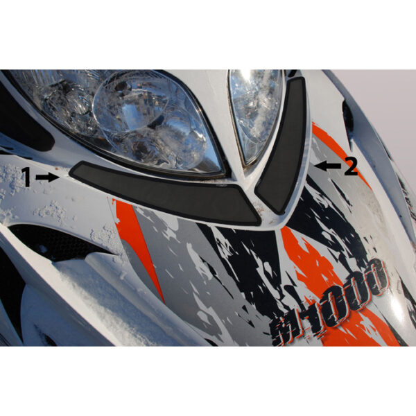 Frogzskin Arctic Cat esilaterna ventilatsiooni kate (2 tk) - 05-11 M-seeria 06-11 CF