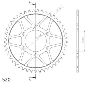 Supersprox tagumine hammasratas 478.46