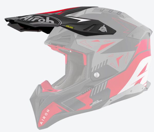 Airoh Aviator 3 Peak Spin punane matt