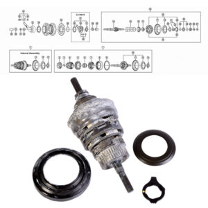 SHIMANO NEXUS 7-V (SG-7C30). sisekomplekt