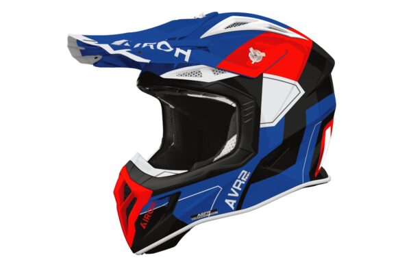 Airoh kiiver Aviator Ace 2 Shield Blue/Red gloss, XL