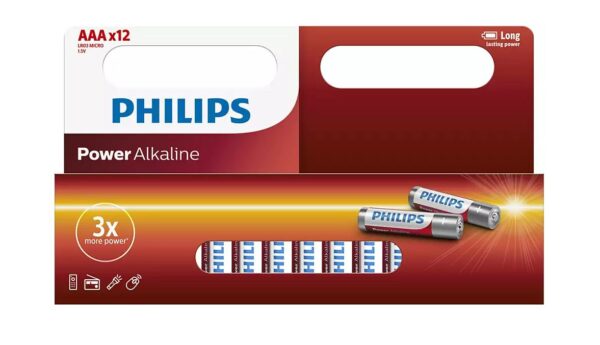 Philips aku LR03 / AAA Power Alkaline B12 (12tk)