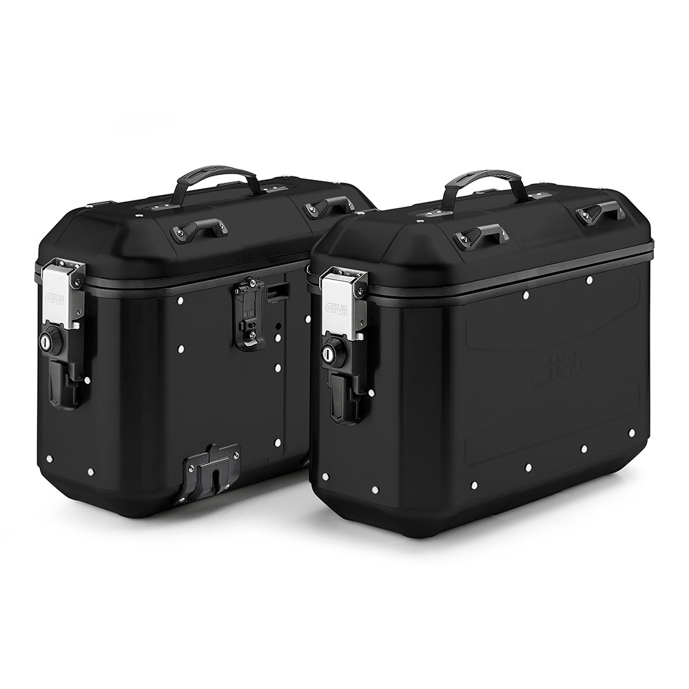 GIVI TREKKER külgkottide Dolomiti 36 l must komplekt