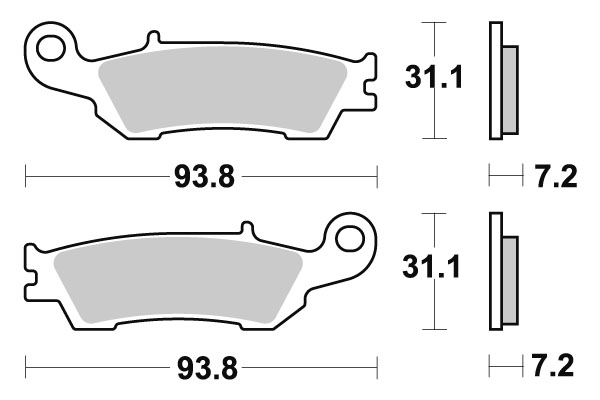 Sbs piduriklotsid Racing Sintered - Image 2