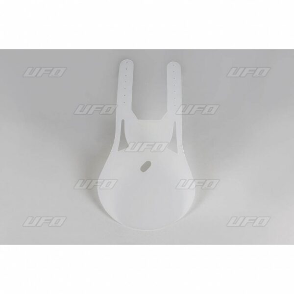 UFO esikujuline numbrialus veteran MX/Enduro 76-83 valge
