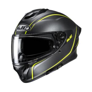 HJC kiiver C71 Quez Black/Fluo Yellow MC3HSF, L