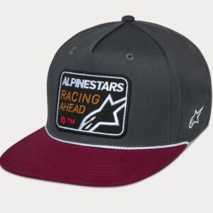 Alpinestars Intuitive Snapback müts, hall/punane, One Size