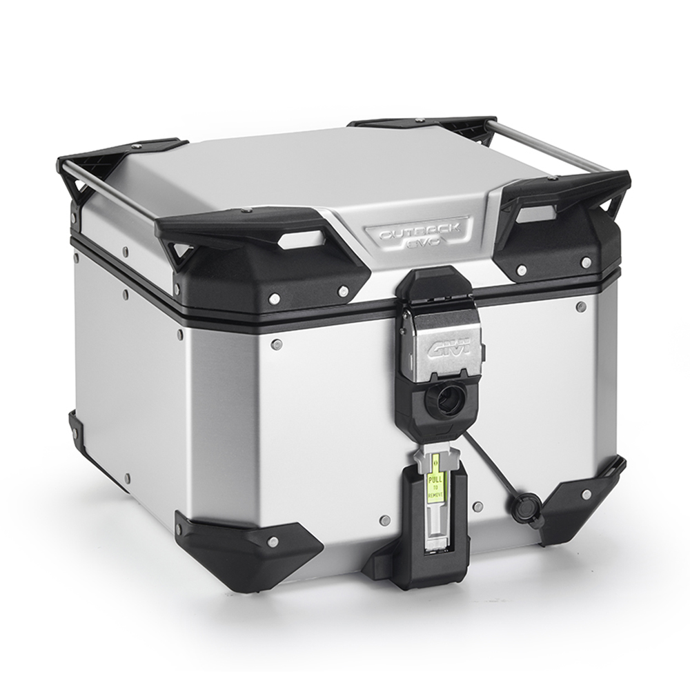 Givi Trekker Outback EVO anodiseeritud alumiiniumist topcase Monokey 42 l müüakse ilma lukuta