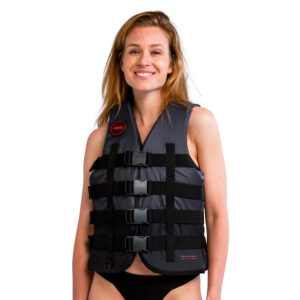 JOBE 4 kinnitusrihmaga vest must S